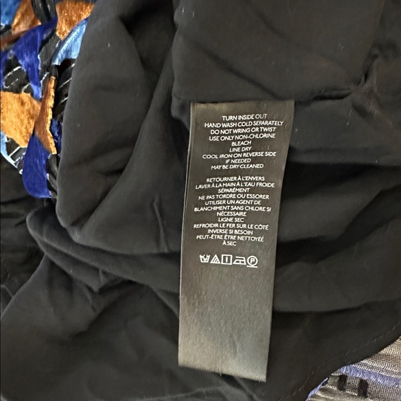 Anthropologie Velvet Geometric Mini Dress - Picture 8 of 8